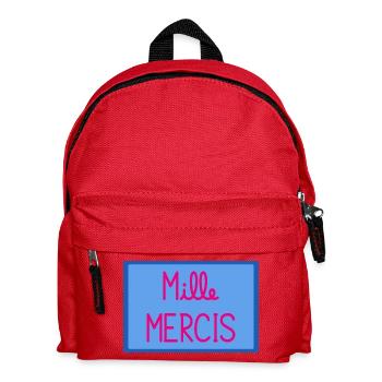 GELIEBTE. MEISTER. VIELEN DANK. DANKE HERRIN - Kinder Rucksack - Rot - Vorne
