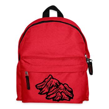 Montagnes - Sac à dos Enfant - rouge - Devant