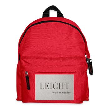It will be EASY again - Kids' Backpack - red - Front