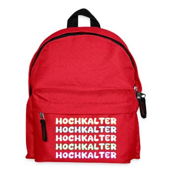 Bergsteigen Hochkalter - Kinder Rucksack - Rot - Vorne