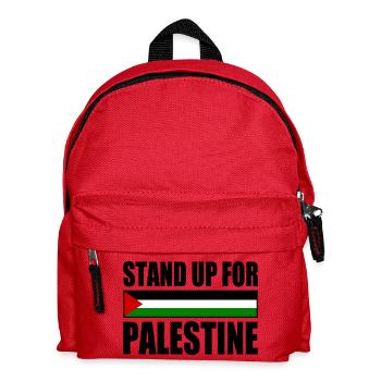 stand up for palestine - Kids' Backpack - red - Front