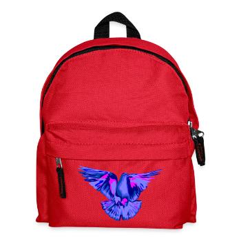 Bleu tourterelle - Sac à dos Enfant - rouge - Devant