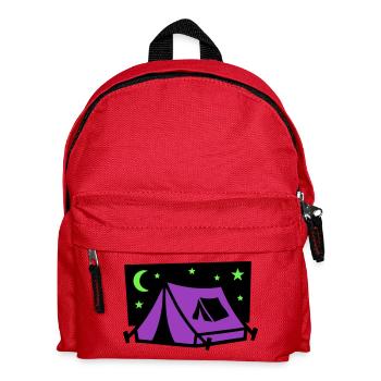 Logo de la soirée sous chapiteau du festival - Sac à dos Enfant - rouge - Devant
