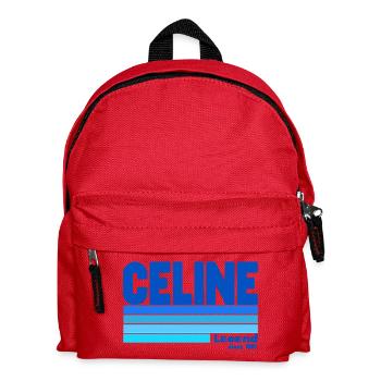 Légend Céline bleu - Kinder Rucksack - Rot - Vorne