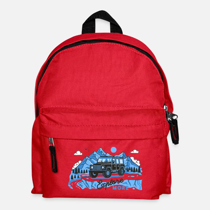 Defender explore more - Kids' Backpack - red