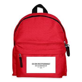 ICH BIN RECHTSANWALT - Kinder Rucksack - Rot - Vorne