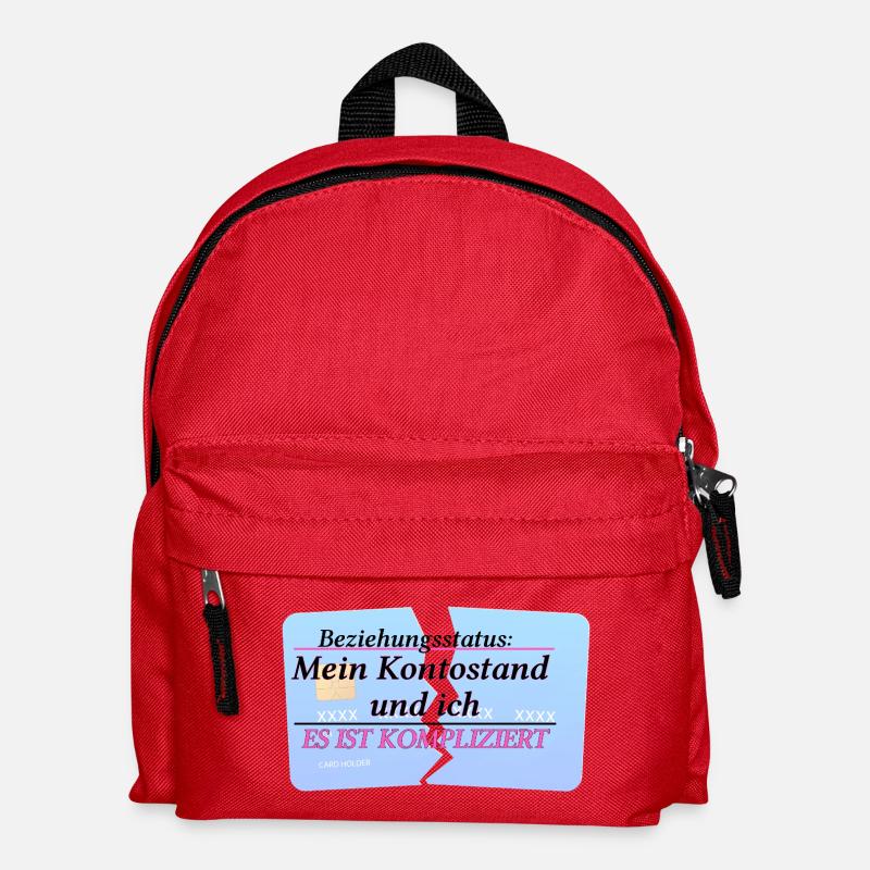 Solde de mon compte & moi – C’est compliqué - Sac à dos Enfant - rouge