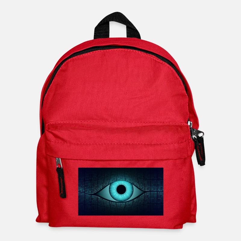 Auge - Kinder Rucksack - Rot