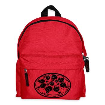 Fast Food Pizza - Kids' Backpack - red - Front