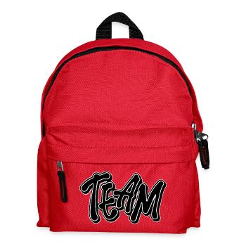 Team - Kids' Backpack - red - Front