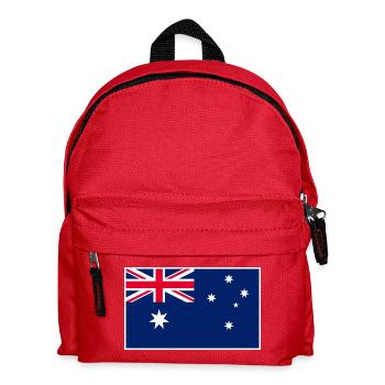 Australia Flag Classic Frame - Kinder Rucksack - Rot - Vorne
