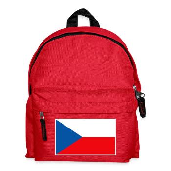 Czech Republic Flag Classic Frame - Kinder Rucksack - Rot - Vorne