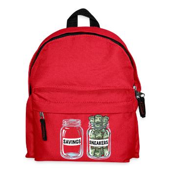 Sneakerhead Gelddosen Sammler Kultur Liebe - Kinder Rucksack - Rot - Vorne