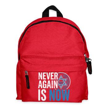 Holocaust Remembrance with Star of David - Kids' Backpack - red - Front