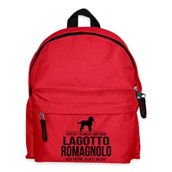 LAGOTTO ROMAGNOLO Wuff - Kinder Rucksack - Rot - Vorne