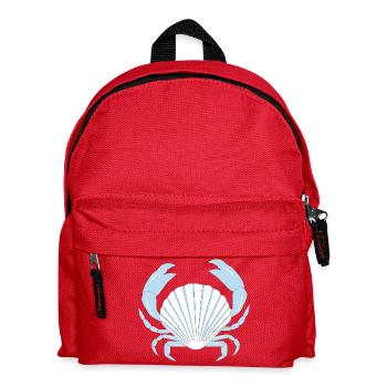 Crabe bleu - Sac à dos Enfant - rouge - Devant
