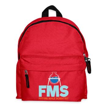 Künftiger männlicher Wissenschaftler - Kinder Rucksack - Rot - Vorne