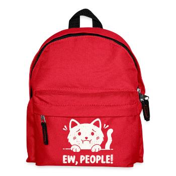 Ew, People! - Kids' Backpack - red - Front
