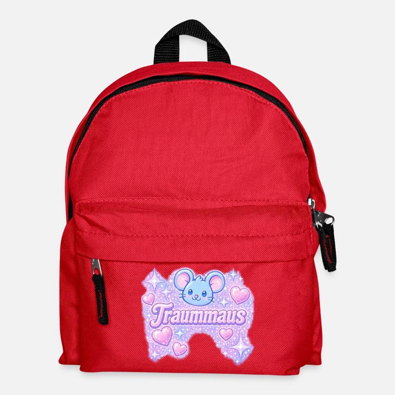 traummaus / y2k Design - Kinder Rucksack - Rot