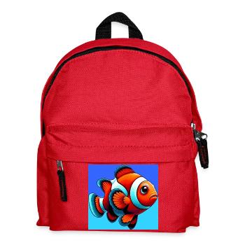 Poisson-clown - Sac à dos Enfant - rouge - Devant