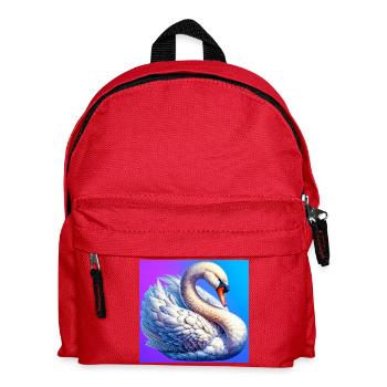 cygne - Sac à dos Enfant - rouge - Devant