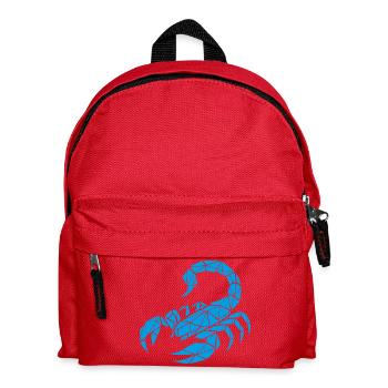 Skorpion – Kraft & Geheimnis - Kinder Rucksack - Rot - Vorne