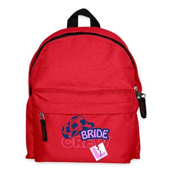 Bride Crew Zylinder Pink Akzent - Kinder Rucksack - Rot - Vorne