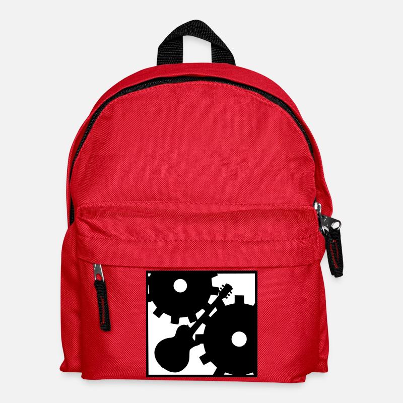 Rock against the Machine - Kids' Backpack - red