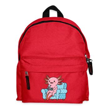 Couch Gaming Axolotl - Kinder Rucksack - Rot - Vorne