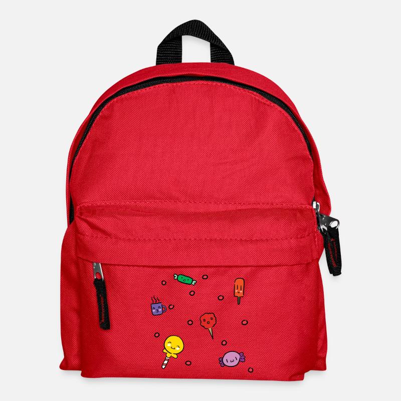 Leckereien - Kinder Rucksack - Rot