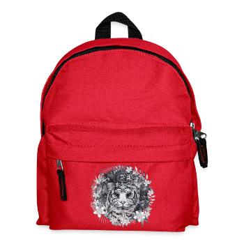 Majestic White Tiger – Mystic Jungle - Kids' Backpack - red - Front