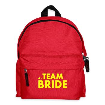 Team bride - Kinder Rucksack - Rot - Vorne