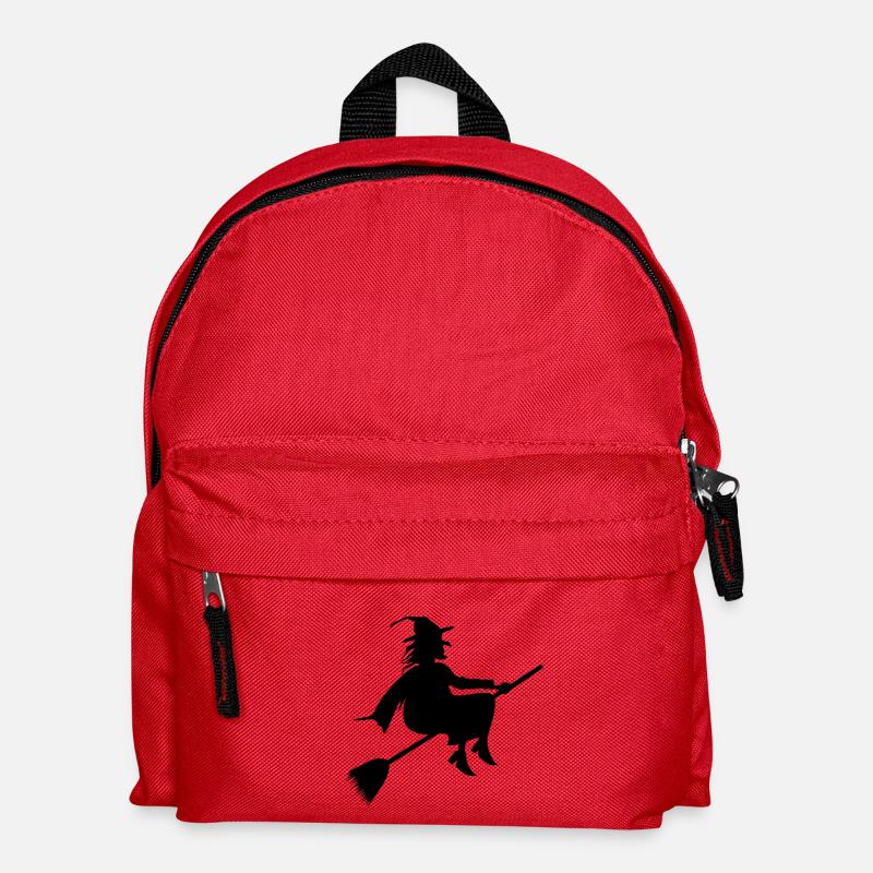 Hexe - Kinder Rucksack - Rot