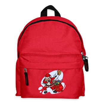 Doux Dab Dabbing Père Noël Noël - Sac à dos Enfant - rouge - Devant