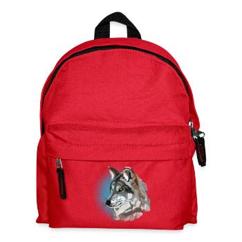 Loup - Sac à dos Enfant - rouge - Devant