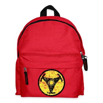 Atomic Vinyl 45rpm Nuklear Design - Kinder Rucksack - Rot - Vorne