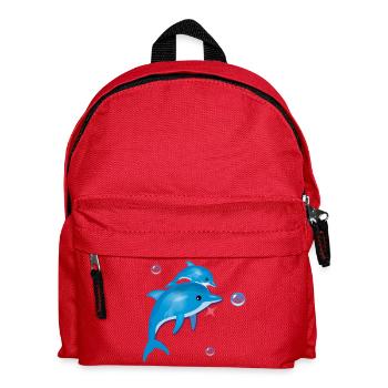Dolphin - Kids' Backpack - red - Front