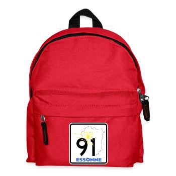 Essonne 91 - Kinder Rucksack - Rot - Vorne