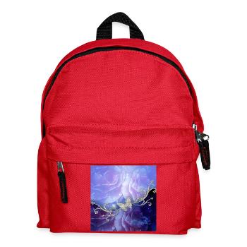 Blumen, blumig, blühen, Eleganz, dekorativ, s - Kinder Rucksack - Rot - Vorne