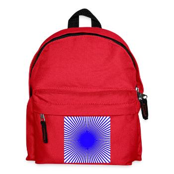 Blue Disc - Kids' Backpack - red - Front