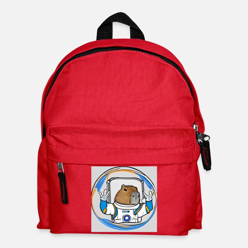 Astro Kappen - Kinder Rucksack - Rot
