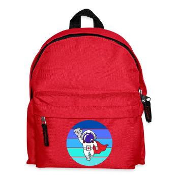 space, galaxie, astronaute - Sac à dos Enfant - rouge - Devant