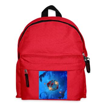 Wunderbare Traumfänger und Schmetterlinge. - Kinder Rucksack - Rot - Vorne