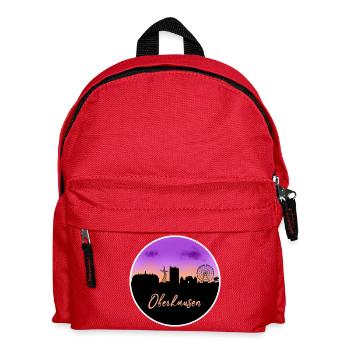 Oberhausen Skyline Fine line - Sac à dos Enfant - rouge - Devant
