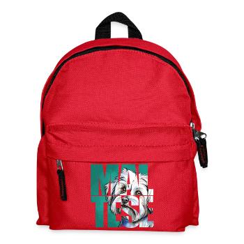 Malteser Portrait - Kinder Rucksack - Rot - Vorne