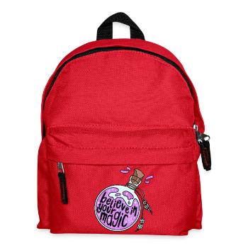 Glaube an deine Magie - Kinder Rucksack - Rot - Vorne