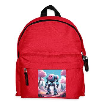Robot - Kinder Rucksack - Rot - Vorne