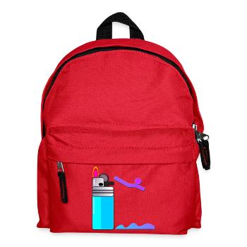 LIGHTER SWIMMING DIVING - Kids' Backpack - red - Front