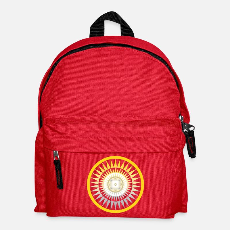 Die Sonne - Kinder Rucksack - Rot