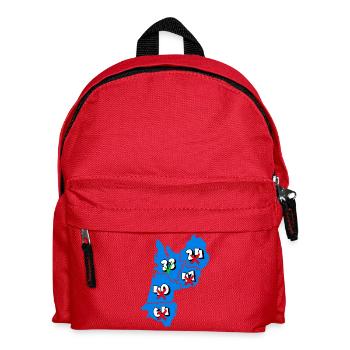 Région Aquitaine - Sac à dos Enfant - rouge - Devant